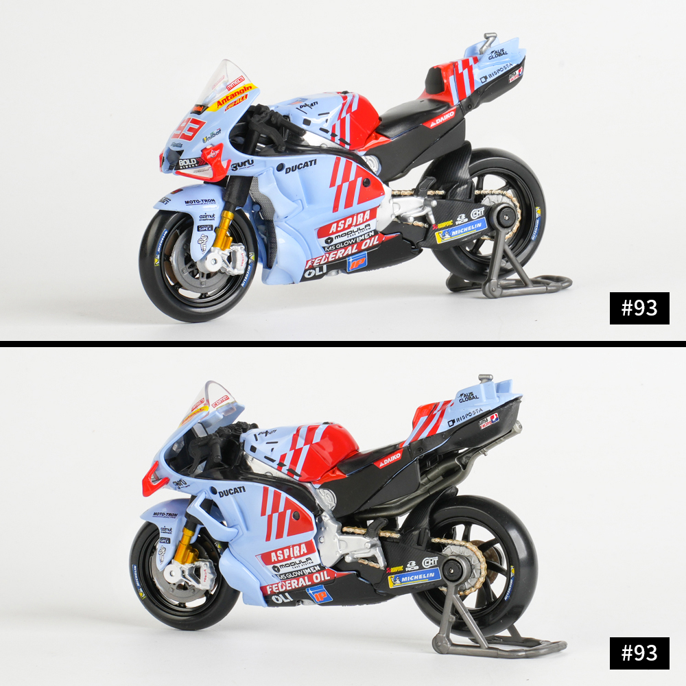 Maisto 1:18 Gresini Racing 2024 GP Racing Repsol Team, литые автомобили, Коллекционные модели мотоциклов, игрушки