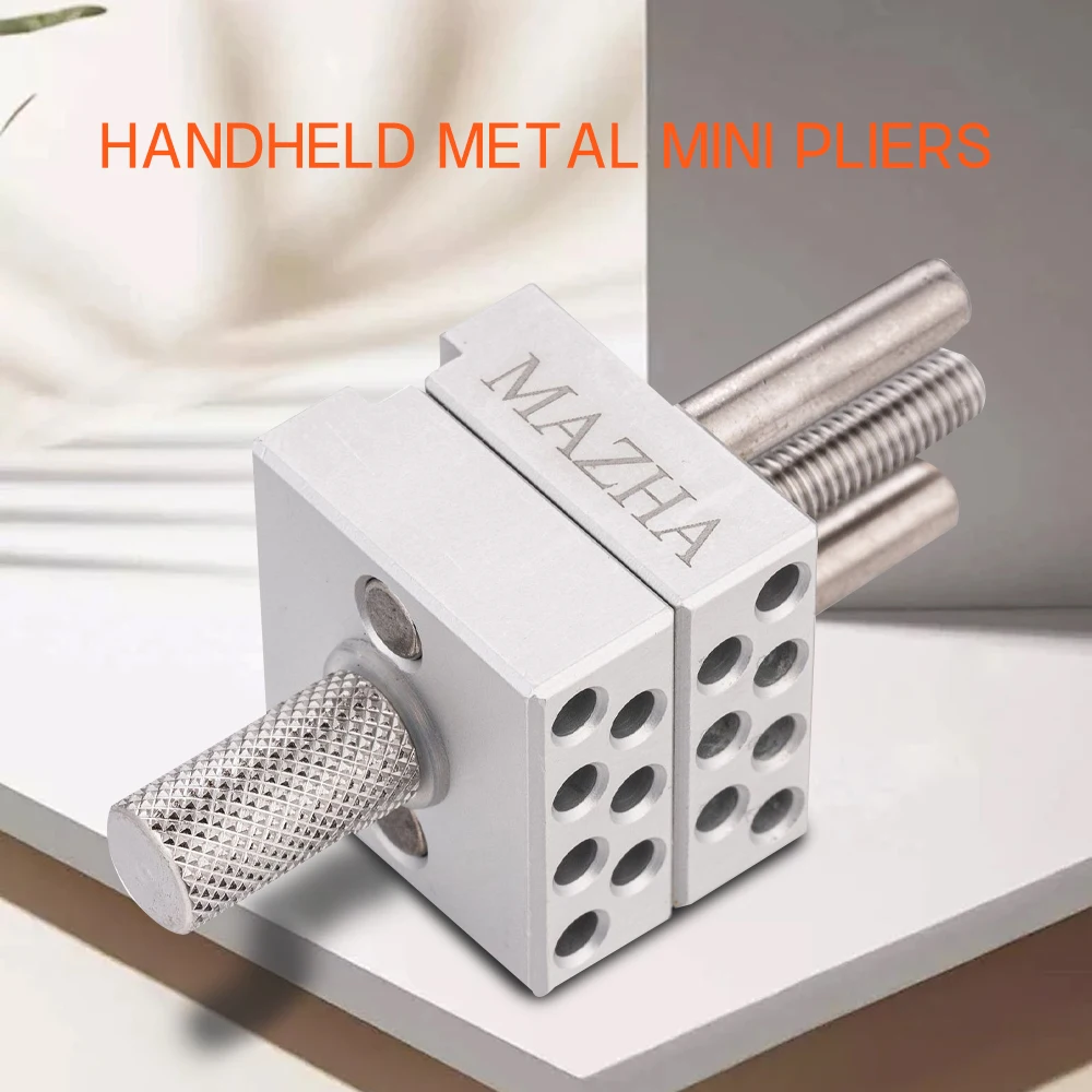 DIY T004 Bench Pliers 304 Stainless Steel Vise Fixture Multi-function Clamp Model Making Fixed Jig Crafts Remodeling Vise Tools