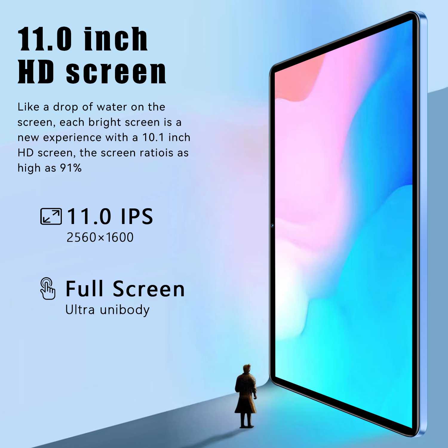 2024 nova versão global original tablet de 11 polegadas 16 android 13 16gb + 1tb 10000mah 5g dupla sim chamada telefônica gps wps wifi tablets pc