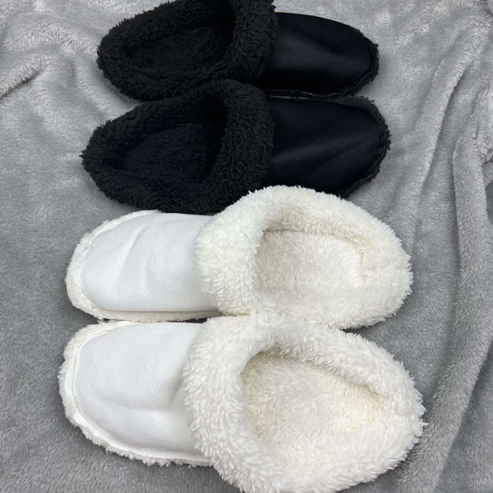 1 paio di solette in peluche calde invernali, ciondoli per scarpe con foro Crocs, fodera in velluto, scarpe morbide e ispessite, accessori per scarpe