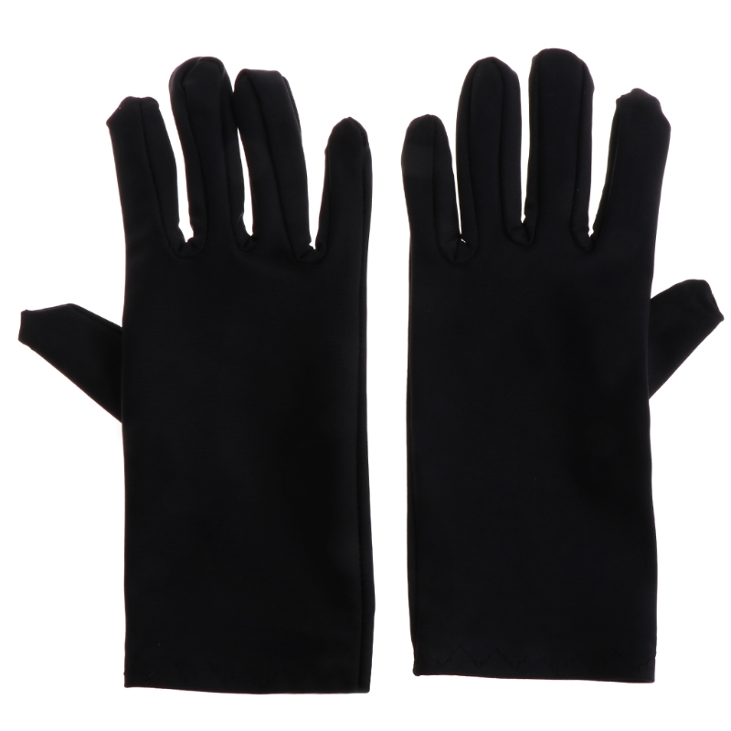 Gants bijouterie pratiques, longueur du poignet, noirs, pour pièce monnaie, pour l'inspection, pour récupérer des bijoux