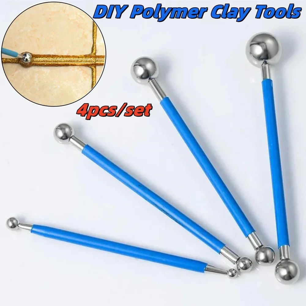 4 teile/satz DIY Edelstahl Fliesen Mörtel Ball Boden Naht Drücken Ball Fliesen Textur Roller Wand Joint Reparatur Farbe Roller Werkzeug
