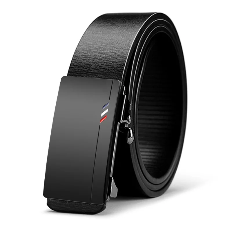 Cinturón de moda para hombre con hebilla automática sin dientes, adecuado para maletas de negocios, regalos para hombres, cinturón informal de alta calidad