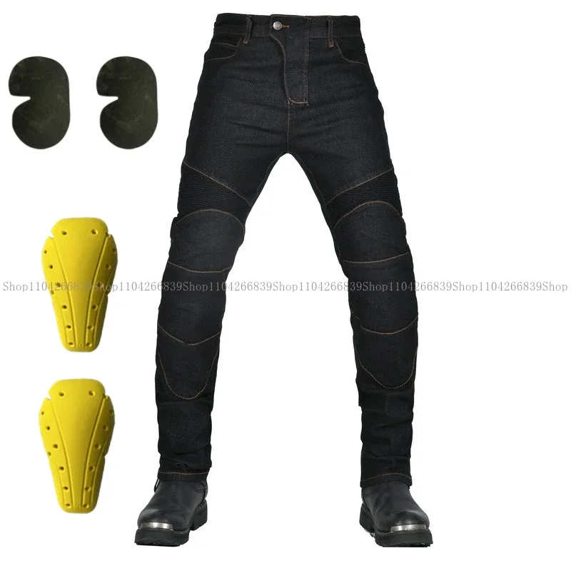Nuevos pantalones de motocicleta, pantalones vaqueros de montar, anticaída, pantalones clásicos de motociclista, pantalones de carreras para todas las estaciones