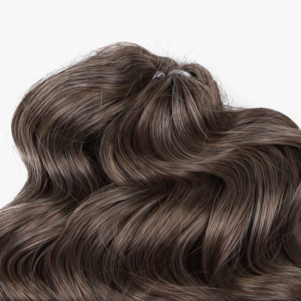 Extensions Capillaires Synthétiques Bouclées au Crochet, Couleur Blond Ombré, Brun et Blanc, 16 Pouces