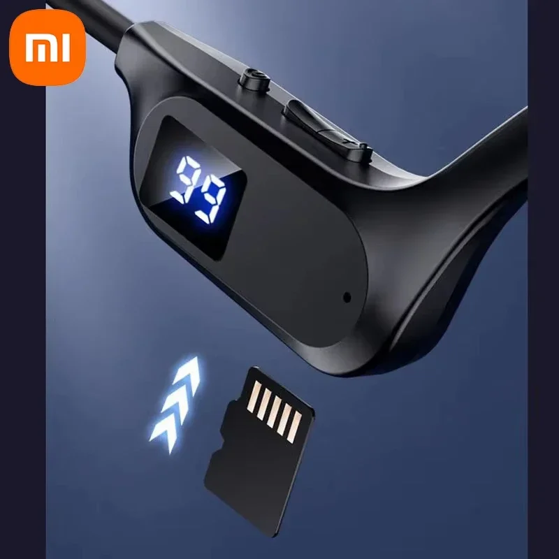 Xiaomi X7 auriculares inalámbricos de conducción ósea deporte natación auriculares compatibles con Bluetooth manos libres con micrófono para auriculares deportivos