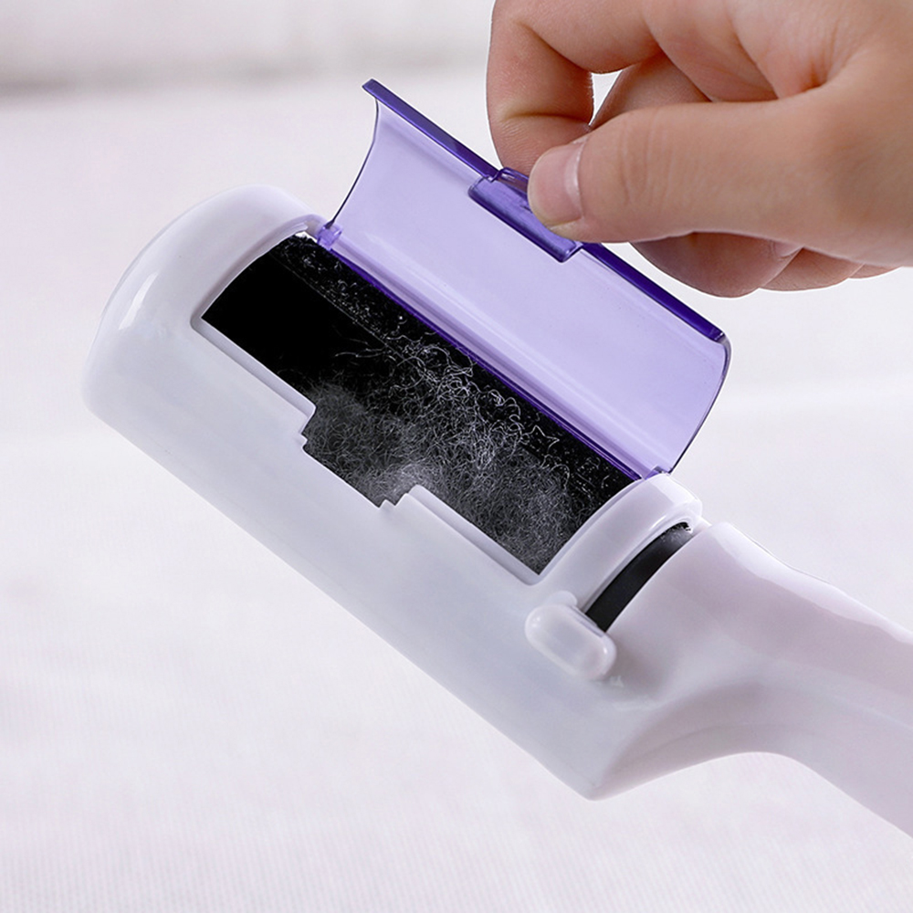 1PC ครัวเรือนโซฟาแปรงฝุ่นกระบอก Sticky แปรงเสื้อผ้าแปรงไฟฟ้าสถิตผม Remover
