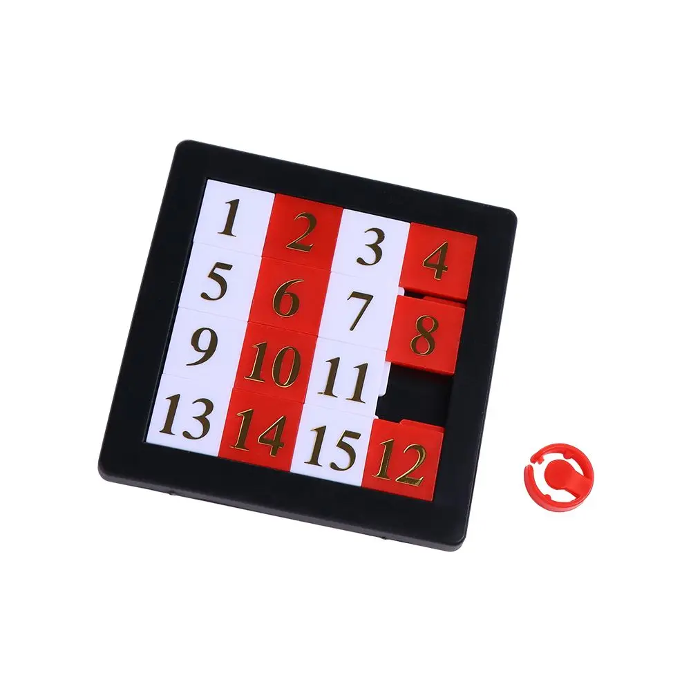 Adult Child Gifts Intelligence Puzzle Game Blocks Moving Sliding Toy Number Puzzles Toys Early Educational Toy Sliding Puzzle
