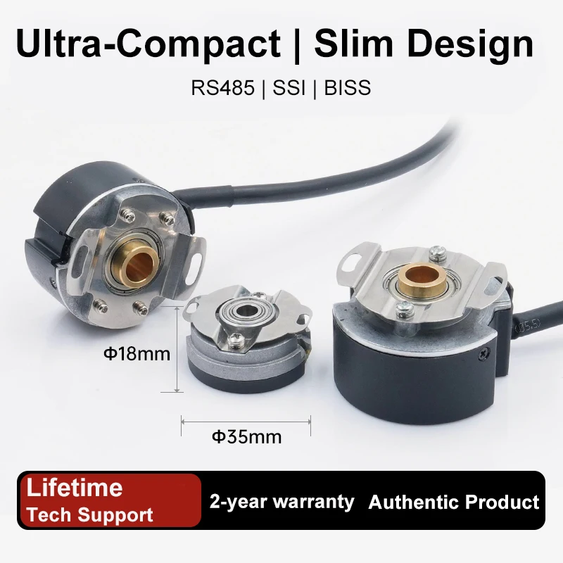 High-Precision Optical Grinding Servo Motor Spindle Encoder  Absolute Value Single/Multi-Turn Speed Measurement BriterEncoder