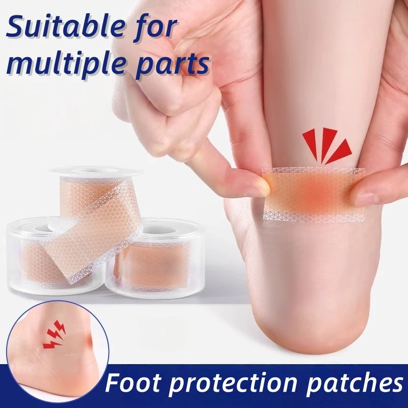 Adesivi per tallone in gel di silicone Protezione per tallone Biomimetico Anti sollievo dal dolore Prodotti per la cura del piede Inserti per tallone invisibili multifunzionali