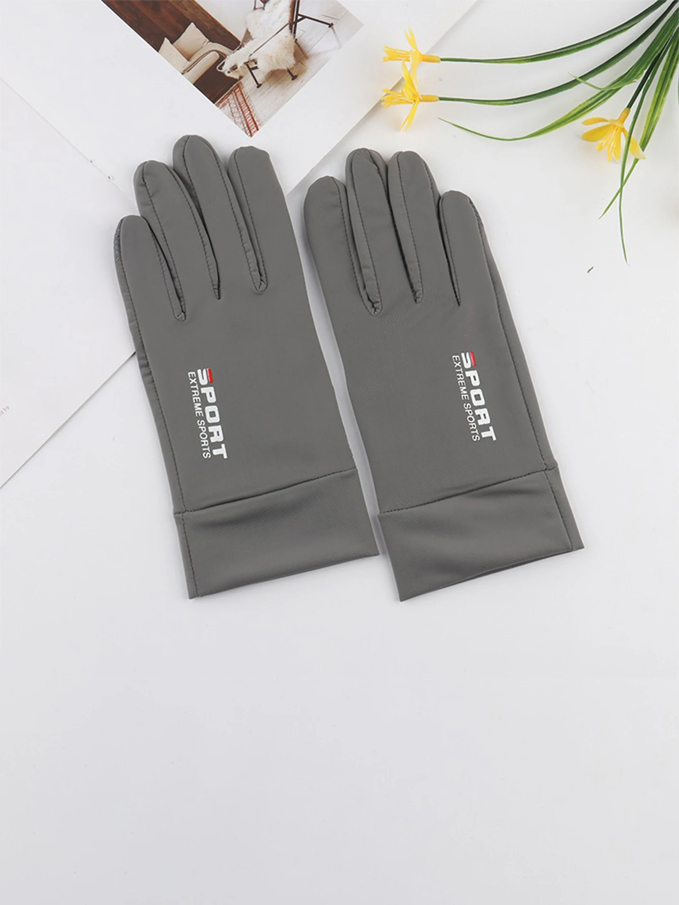 1 paar handschoenen met alle vingers, ademend, schokbestendig, touchscreen fietshandschoenen, lente en zomer, mountainbike, racehandschoenen