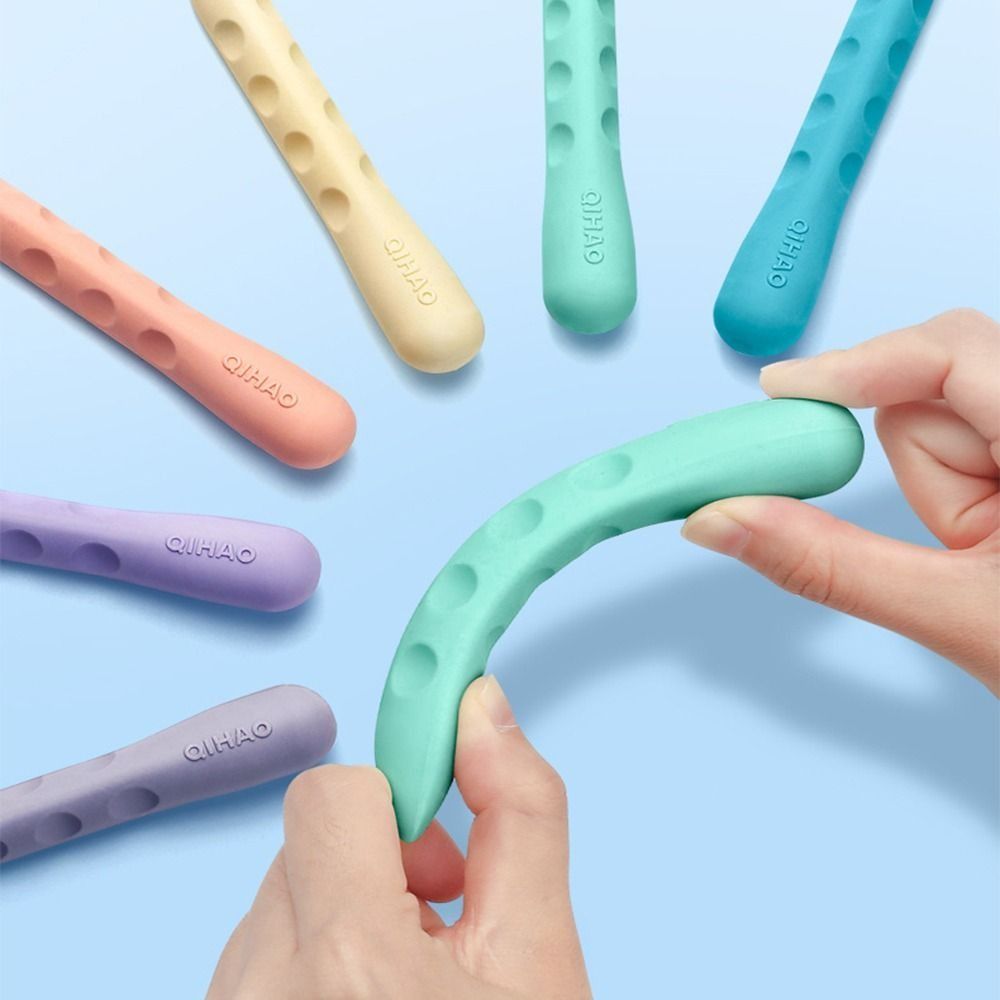Creative Children's Erasers Cute Crayon Tires Double Head Pencil Eraser High Quality Eraser Pen Stick Without Leaving Marks