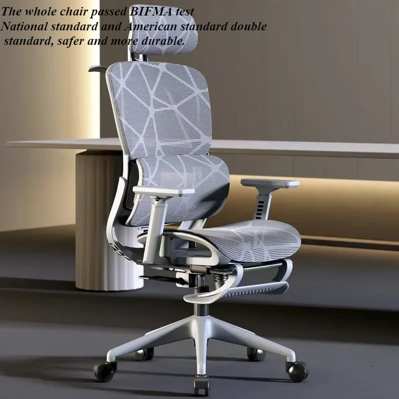 เก้าอี้สํานักงานโต๊ะเล่นเกมคอมพิวเตอร์ตามหลักสรีรศาสตร์ปรับแขน 3D Headrest เก้าอี้ยกเก้าอี้กลับสามารถเอียงกลับด้วย Foo Pedals