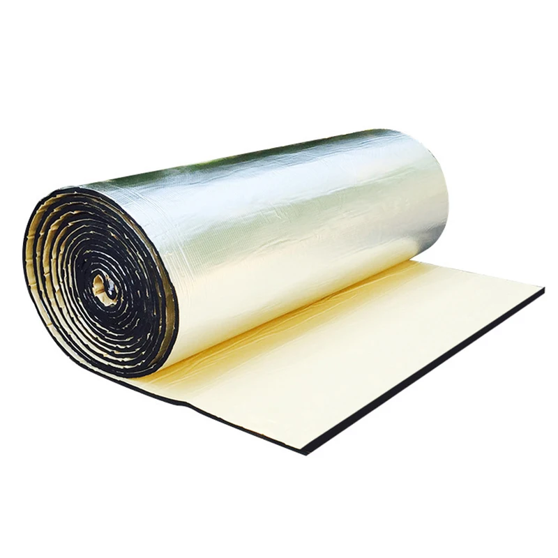 Estera amortiguadora de sonido para coche, 100/150/200/300cm x 50cm, 5/10/15mm, amortiguación de calor y ruido, estera amortiguadora insonorizada para puerta de motor de capó de coche