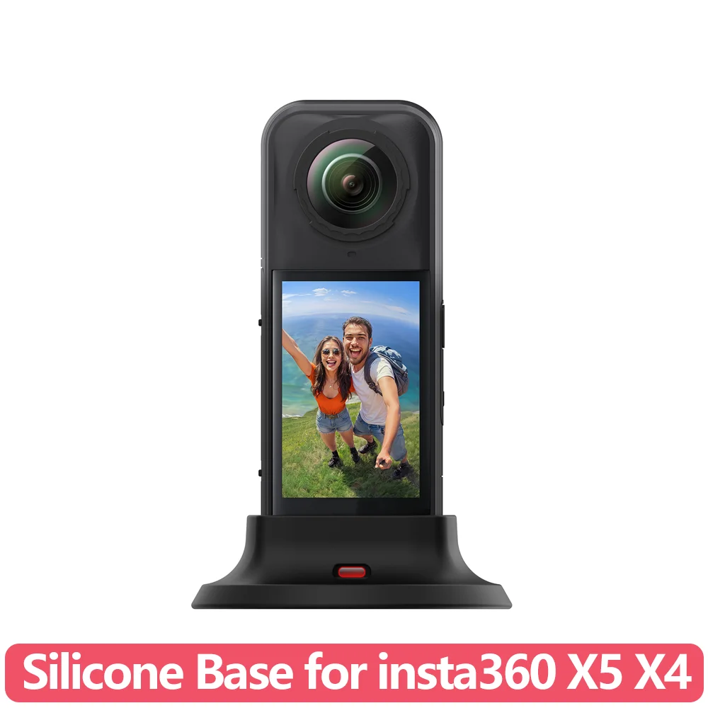 Soporte de montaje de Base de silicona X5 para accesorios de Cámara de Acción Insta360 X5 X4