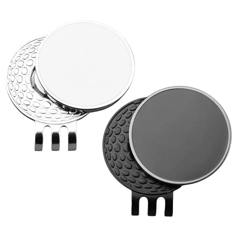 Marcador de pelota de Golf, Clip para sombrero, marcador de pelota de Golf magnético de Metal, cinturón y marcador de pelota de Golf con Clip de bolsillo, accesorios de Golf al aire libre