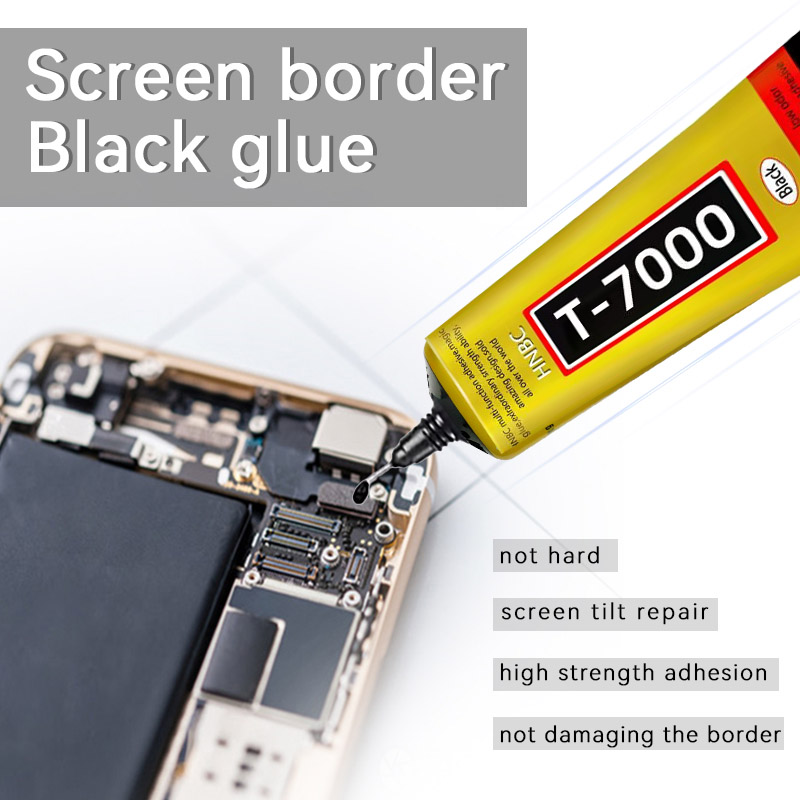 T7000 Black Contact Cellphone Tablet Repair Adhesive DYM HNBC Strong t-7000 Glue 15ML 50ML 110ML with Fine Needle Outlet