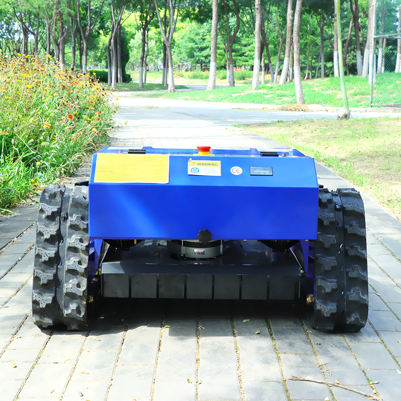 Maßgeschneiderter kabelloser ferngesteuerter Kettenrasenmäher, geeignet für Golfkurse mit CE EPA