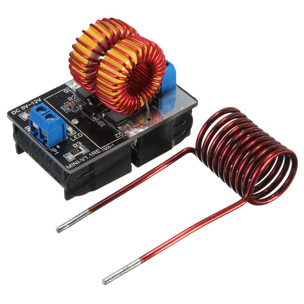 Niedrigen Spannung Induktion Heizung Netzteil Modul Mit Spule ZVS 5V-12V Entwicklung Boards Induktion Heizung Bord dropshipping