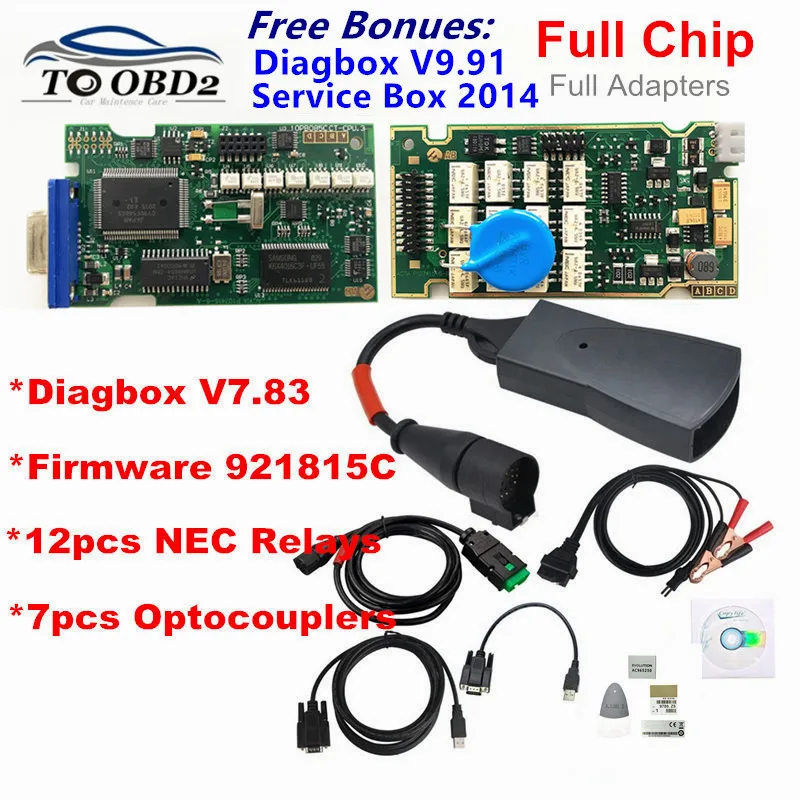 Diagbox v9.91 chips completos borda dourada lexia3 pp2000 psa xs evolução v7.83 lexia para citroen/peugeot super firmware 921815 C Lexia 3