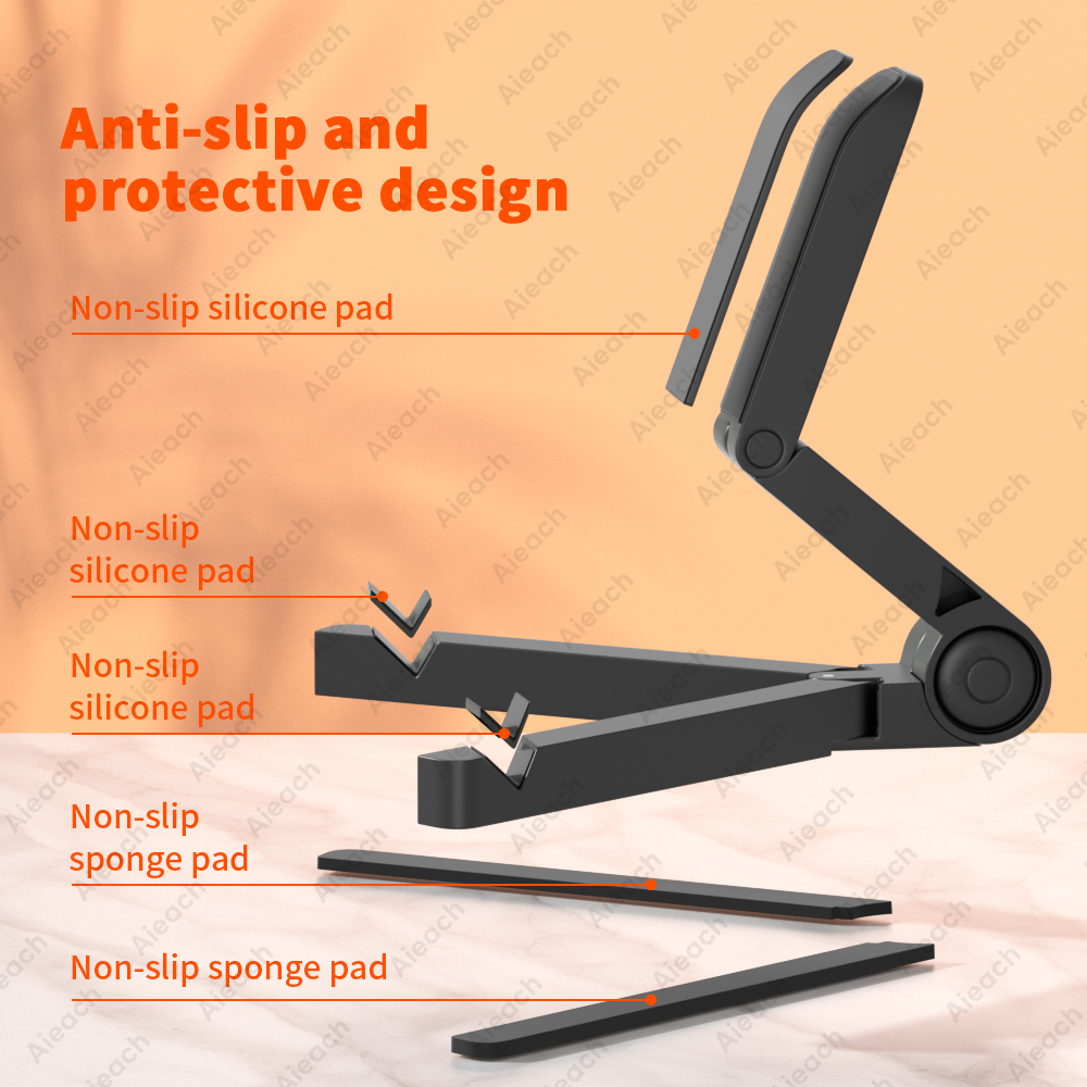 Desktops Stand For Tablet 4.7 to 12.9 inch , Adjustable Folding Bracket Tablet Holder For iPad Xiaomi Samsung Mobile Phone Suppo