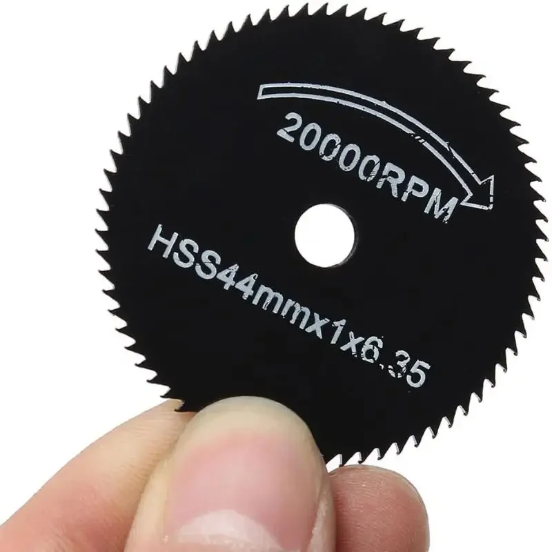 6 Mini HSS Nhỏ Lưỡi Tròn Xoay Công Cụ Dremel Cắt Kim Loại Công Suất Gỗ Đĩa Cắt Mũi Khoan Mandrel Cắt 22-44Mm
