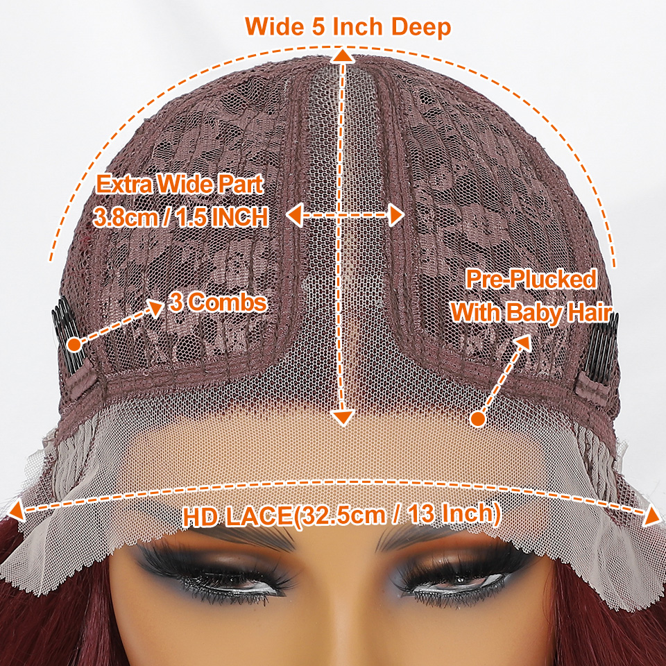 Długa Afro Kręcona Syntetyczna Peruka Afro 24 Cale Jerry Curl Głęboki Przedziałek Peruki typu Lace Front Dla Kobiet Ombre Niebiesko-Miedziana Peruka z Pasemkami 613
