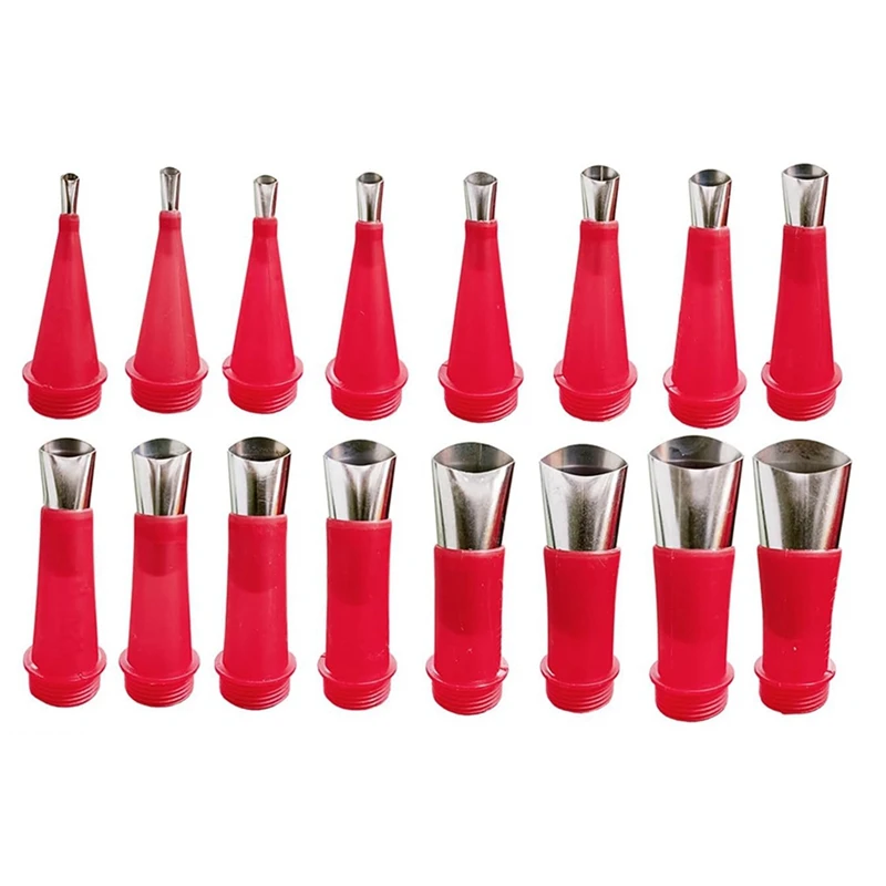 29PCS Universal Integrated Rubber Nozzle Tool Kit,Caulking Tips,Caulking Nozzles For Sausage Caulking Tools Durable Easy To Use
