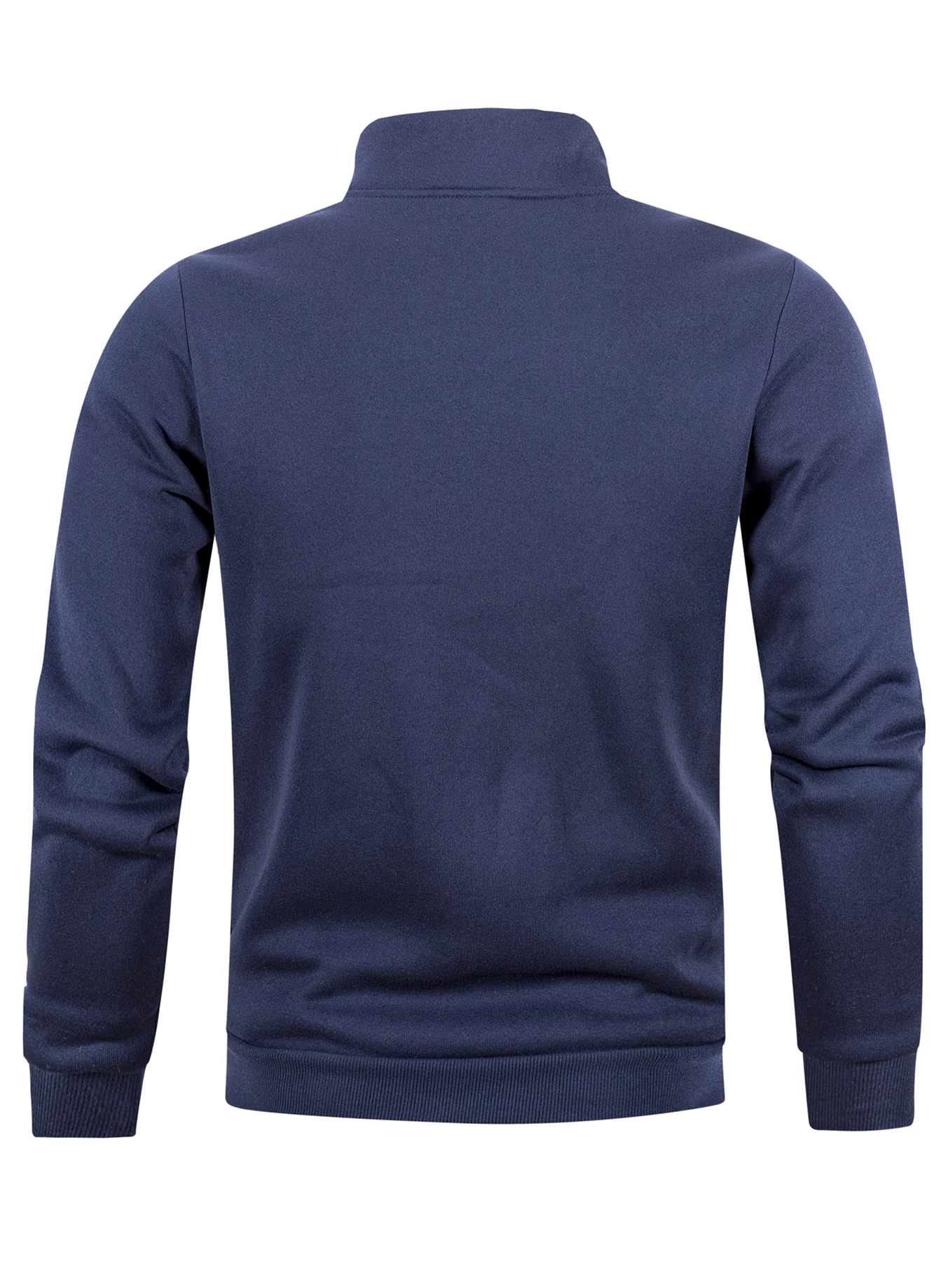 Herren-Pullover mit Viertelreißverschluss, lange Ärmel, schmale Passform, leichter Pullover mit Stehkragen, lässige Pullover, halber Rollkragenpullover, gemütliche Outdoor-Streetwear
