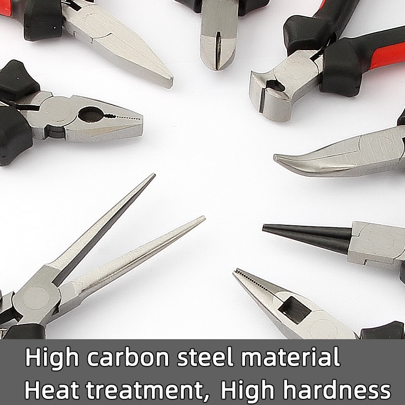 Mini Pliers Diagonal Pliers Wire Round Mouth Bent Long Needle Nose Cutter Handcraft Beading For DIY Small Jewelry Pliers Tools