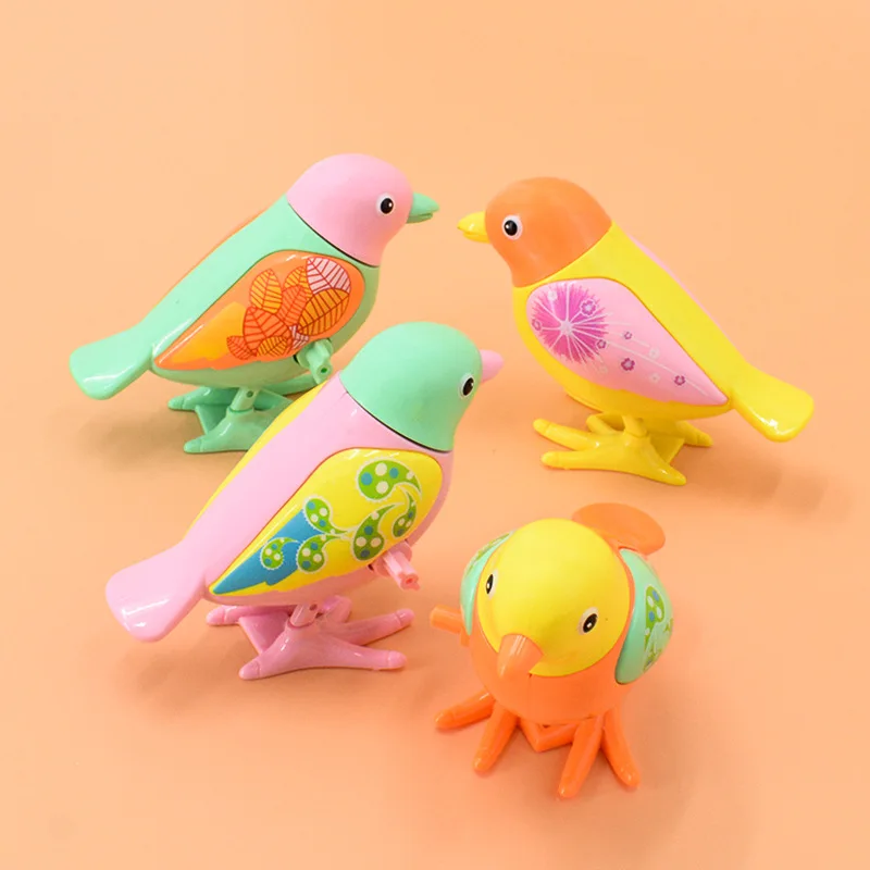 ใหม่ Clockwork ของเล่นเด็กการ์ตูนไขลาน Creative กระโดด Little Magpie Bird ปริศนาสัตว์เล็กของขวัญเด็ก