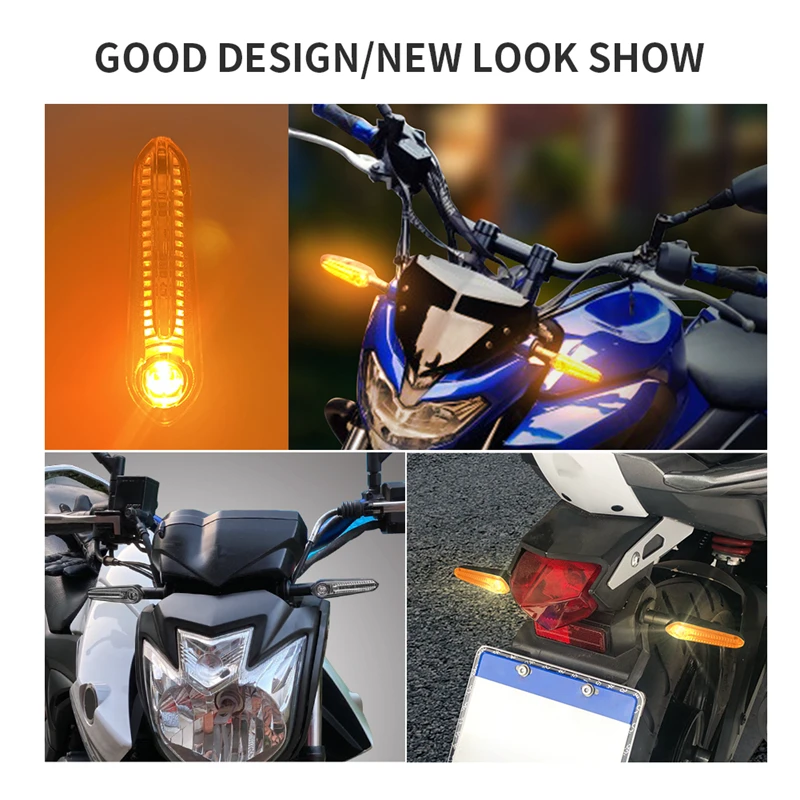 MT-07 MT-09 LED Bật Đèn Báo Hiệu Tín Hiệu Ánh Sáng Cho Yamaha YZF R6 R1 R3 R7 R9 R15 MT07 MT09 T7 TRACER 700 900 9/GT XSR 700 XJ6 FZ1