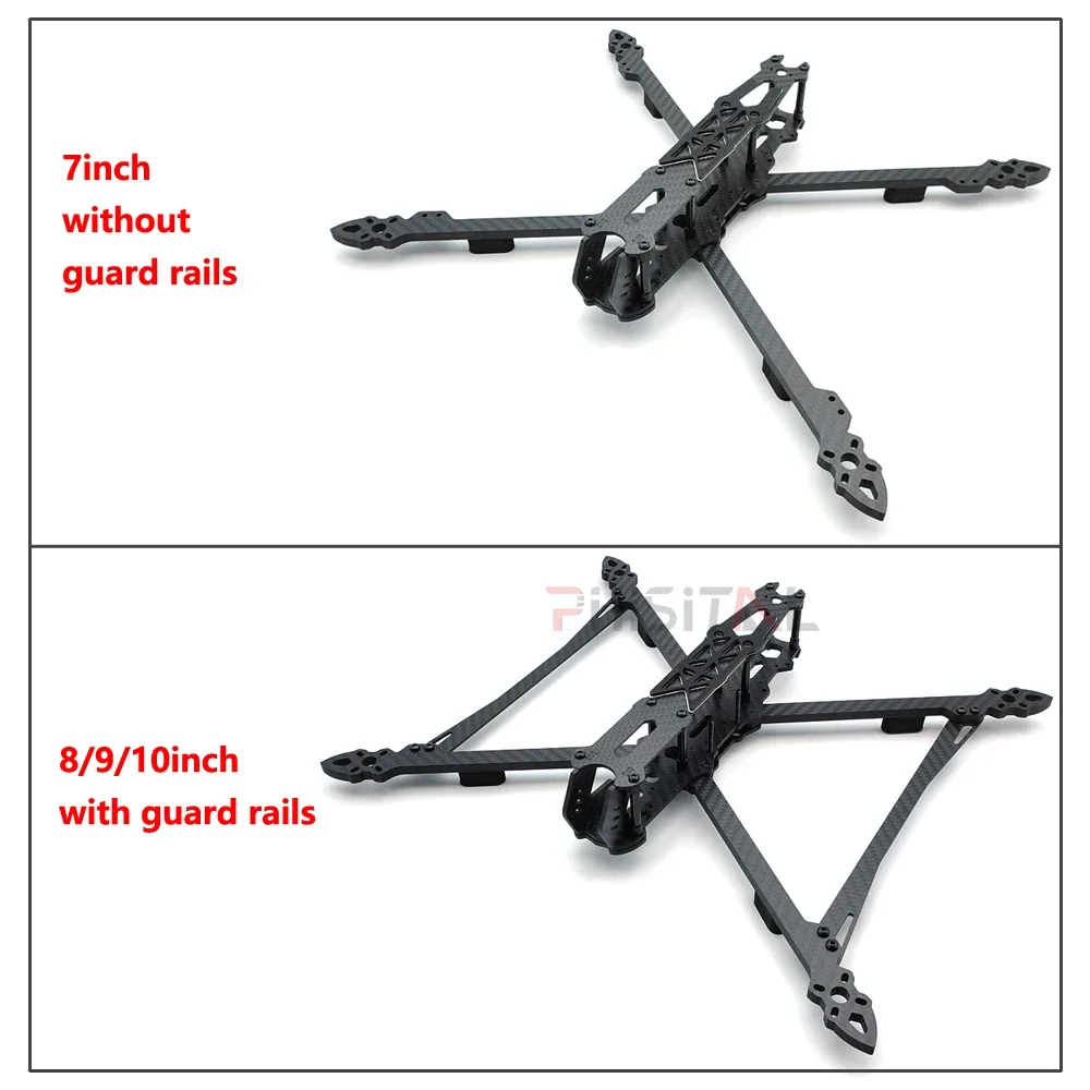 Mark4 V2 Mark 4 7 inch/8 inch/9 inch/10 inch FPV Racing Drone Quadcopter Freestyle DIY Frame Kit Assembly kits parts