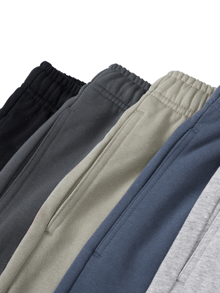 SIMWOOD 2024 novedad de verano, pantalones cortos para correr de tela de gran tamaño 390gsm, pantalones cortos informales con cordón elástico en la cintura para entrenamiento y correr