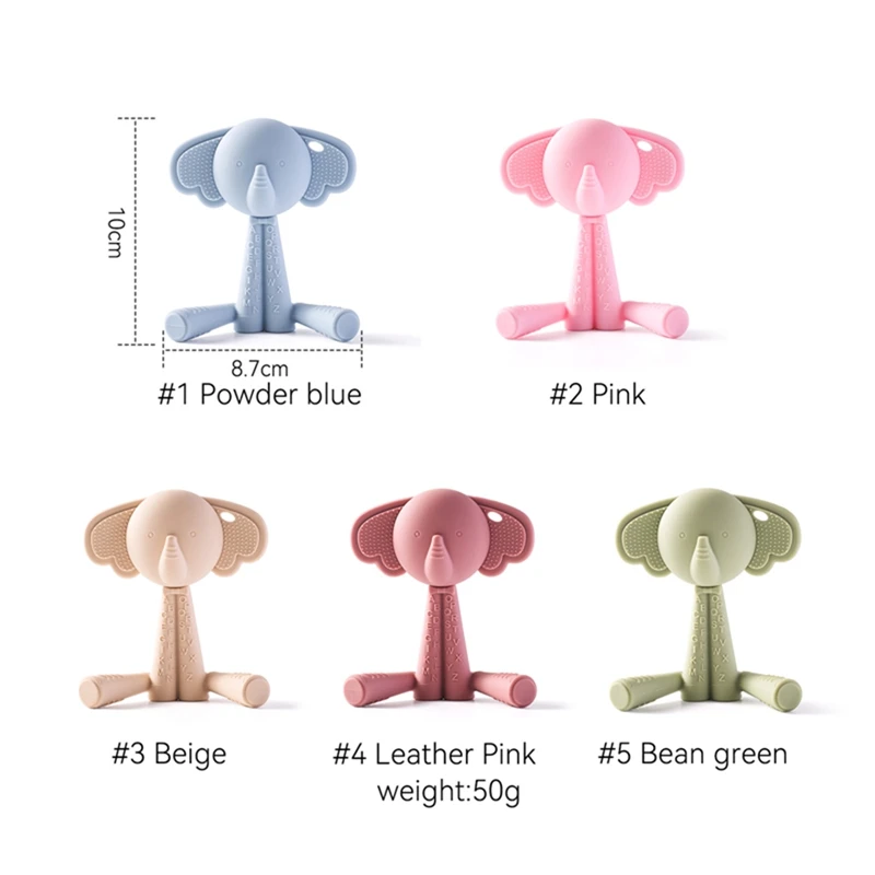 1PC 아기 실리콘 Teether 장난감 식품 학년 실리콘 동물 그립 젖니가 남 장난감 신생아 진정 치아 젖니가 남 장난감 선물