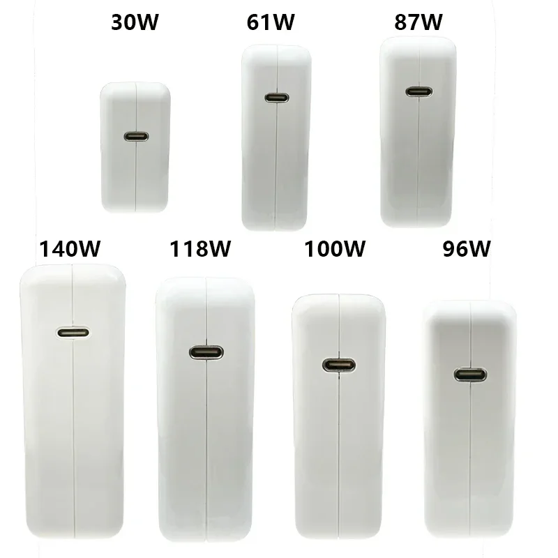 Type-c 30W 61W 87W 96W 100W 118W 140W Notebook Laptops Power Adapter  Fast Charger For MacBook Pro 12 inch 13 inch 2016 - 2022