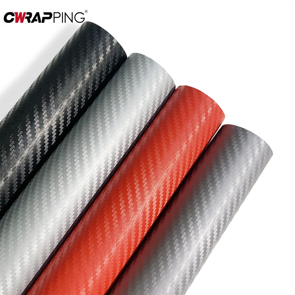 30x127cm Auto 3D Carbon Faser Vinyl Wrap Aufkleber Auto Styling Aufkleber für Auto Motorrad Außen Schutz Film dekorative