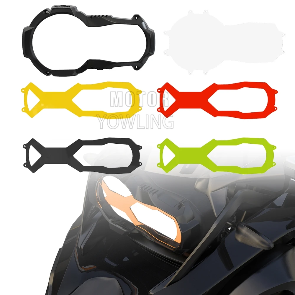 Protector de faro de motocicleta, cubierta fluorescente de 4 colores para BMW R1250GS, GSA R 1250 GS Adventure, 2020, 2021, 2022, 2023, 2024