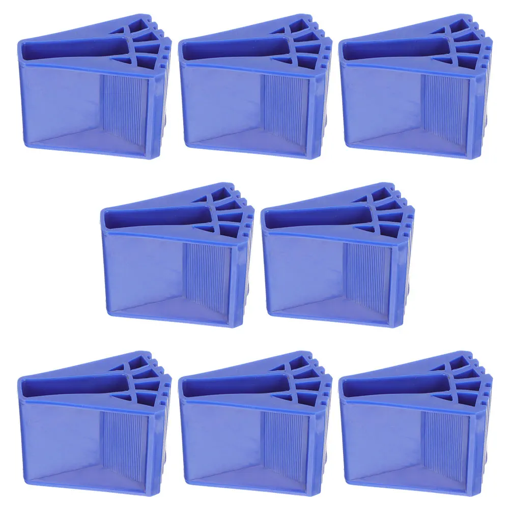 Cubierta antideslizante para pies, alfombrilla de goma, accesorios de protección para piernas, soporte estable y duradero para construcción del hogar, 8 Uds.