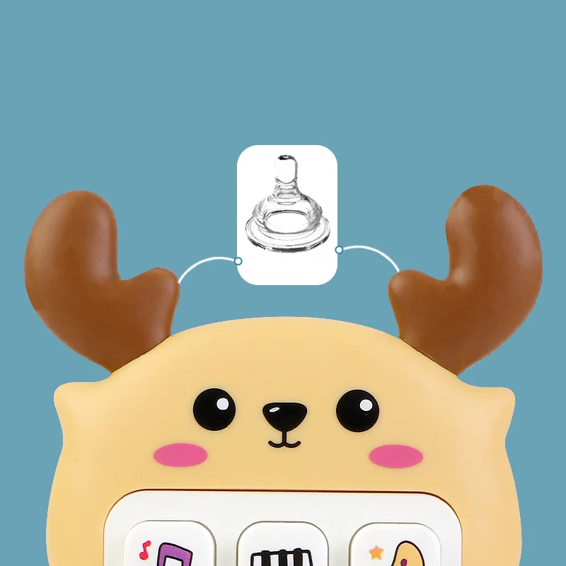 Celular Educacional com LED para Crianças, Telefone Móvel para o Bebê, Brinquedos Educativos, Presentes de Natal, 2024