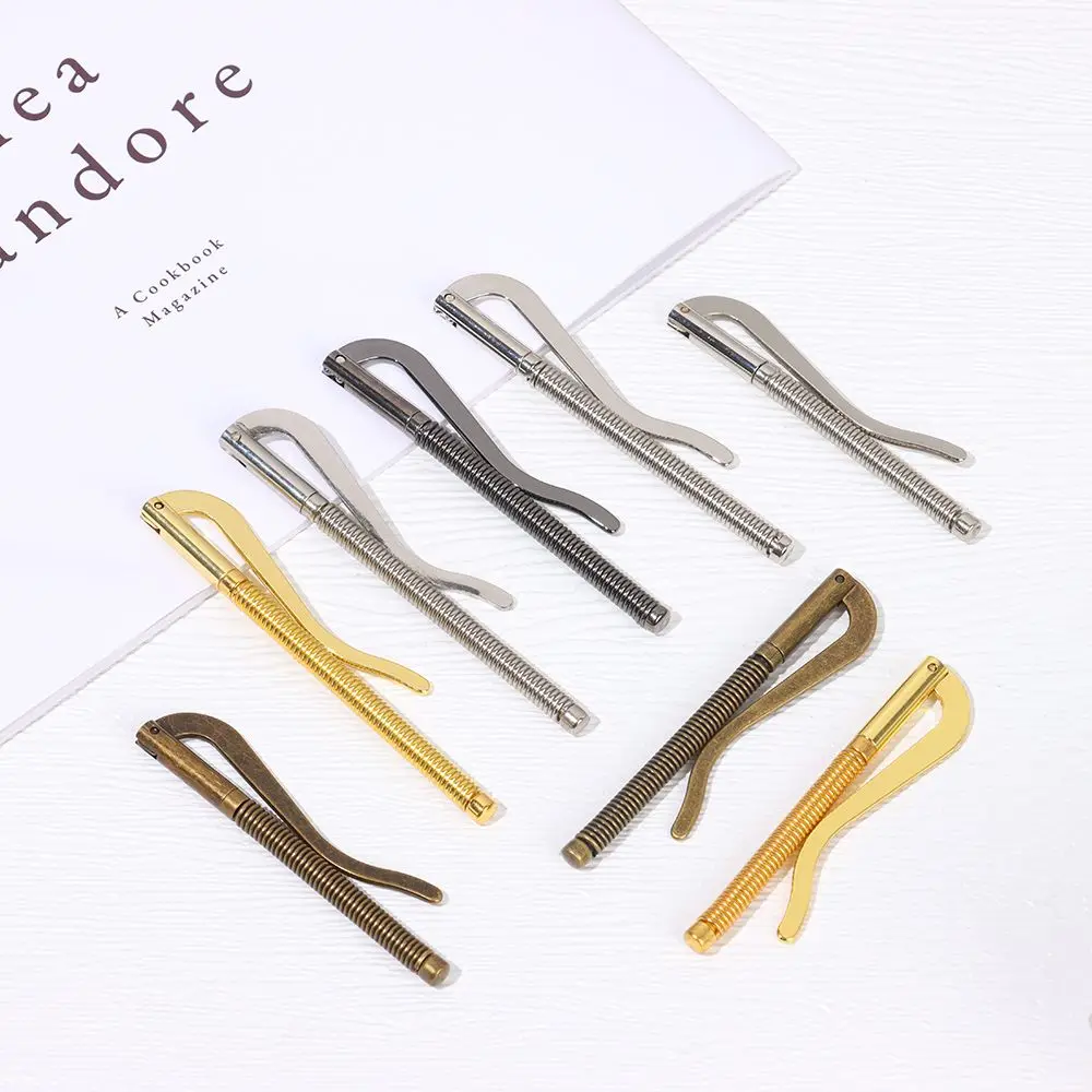 New Simple Metal Money Clip Bifold Spring Clamp Unique Design Bar Wallet Replace Parts Cash Holder Portable Wallet Durable Clips