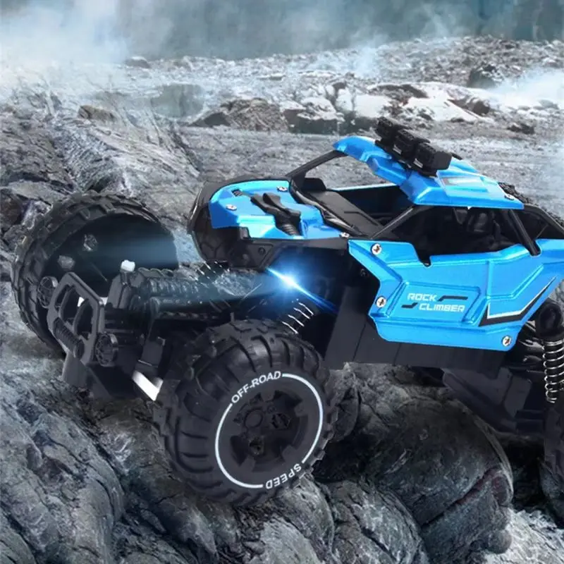 Mobil REMOTE CONTROL ไฟฟ้าอัลลอยด์ความเร็วสูงรถแข่งทางวิบากของเล่น mobil RC ขนาดเล็กสำหรับเด็กชาย kado ulang tahun