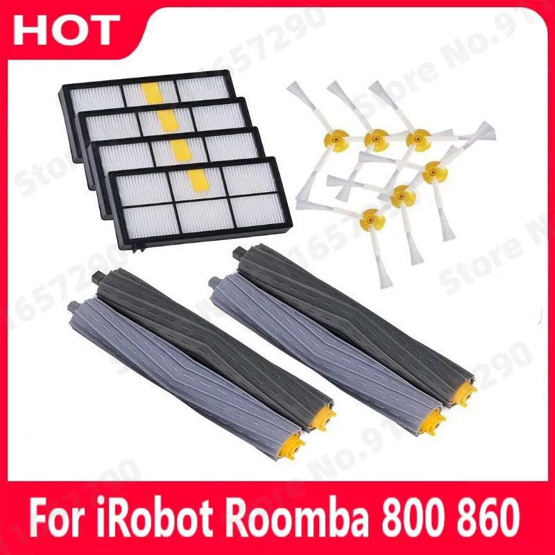 Chính CuộN Bàn Chải Bộ Lọc Hepa Bàn Chải Cạnh Bên Bộ Cho IRobot Roomba 800 900 Series 870 880 980 Robot các Bộ Phận