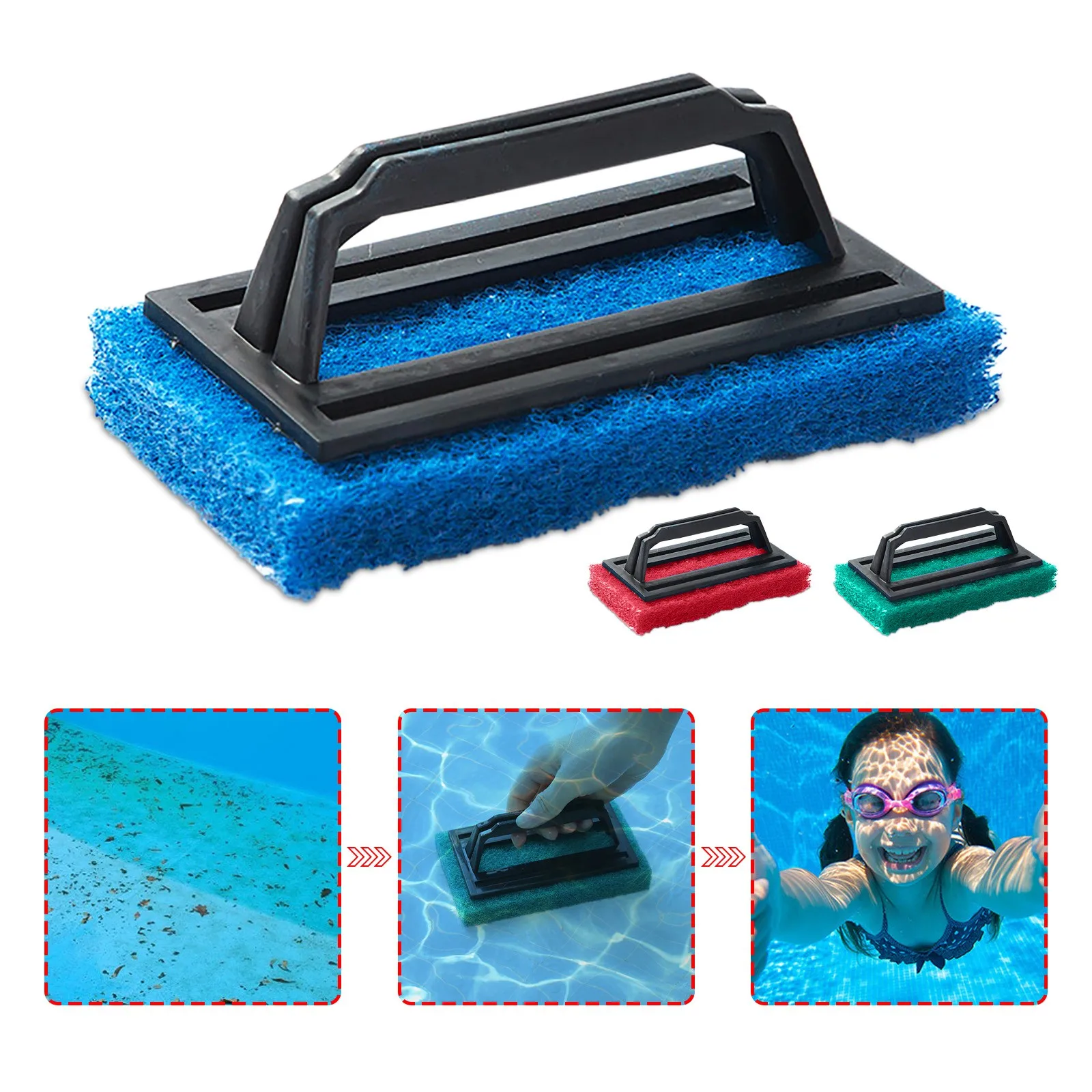 El cepillo de esponja de limpieza es adecuado para la línea de piscina Jacuzzi, limpiador de piscinas, accesorios de piscina Бас einsн Piscina Piscine