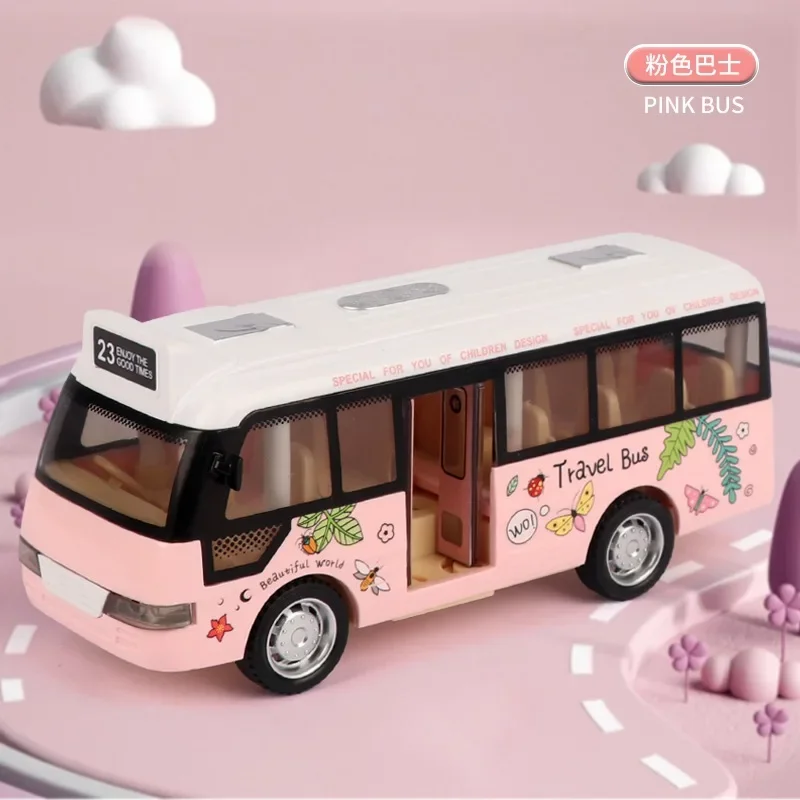 Zabawki Autobusy Szkolne Samochody Odlewane Plastikowe Małe Auta Autobus Miejski Z Dźwiękiem I Podświetleniem Samochody Napędzane Tarcie Zabawki Prezent Dla Dzieci
