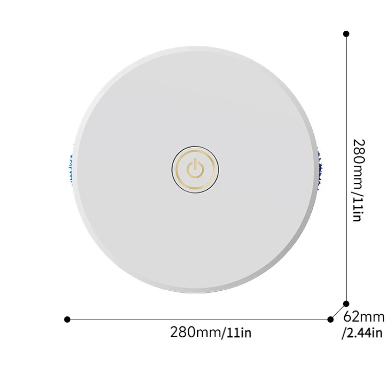 Smart Sweeping Robot Dual-Wheel Smart Floor Mopping Machine Automatic Wet Dry USB Rechargeable Mop For Household Cleaning