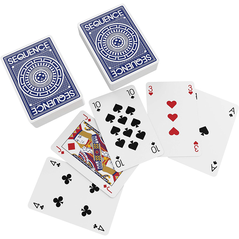 Jogo de tabuleiro Sequence Luxury Edition para 2 a 8 jogadores – Um jogo de festa familiar premium com jogos de cartas inteligentes e quebra-cabeça Gomoku