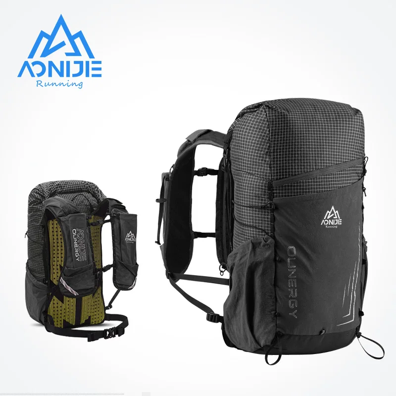 AONIJIE 30L Ultralight Camping กระเป๋าเป้สะพายหลัง Daypack กระเป๋าเดินทางสําหรับเดินป่ากลางแจ้งปีนเขาขี่จักรยาน Mountaineering Rucksack