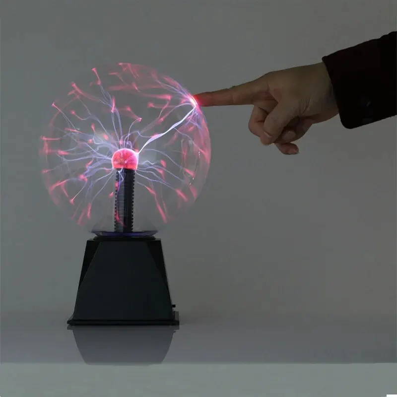 Neuheit Touch Sensor Nachtlicht, USB, Originalität magische Schreibtisch Lichter, Kindergeschenk, Party Schlafzimmer Dekor, Glas Plasma Ball Lampe
