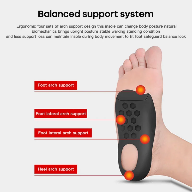 Flatfoot Orthotics Flatfoot Orthotics Cubitus Varus Orthopedic Feet Cushion O-shaped Legs Pads Foot Care Insoles Unisex 1 Pair